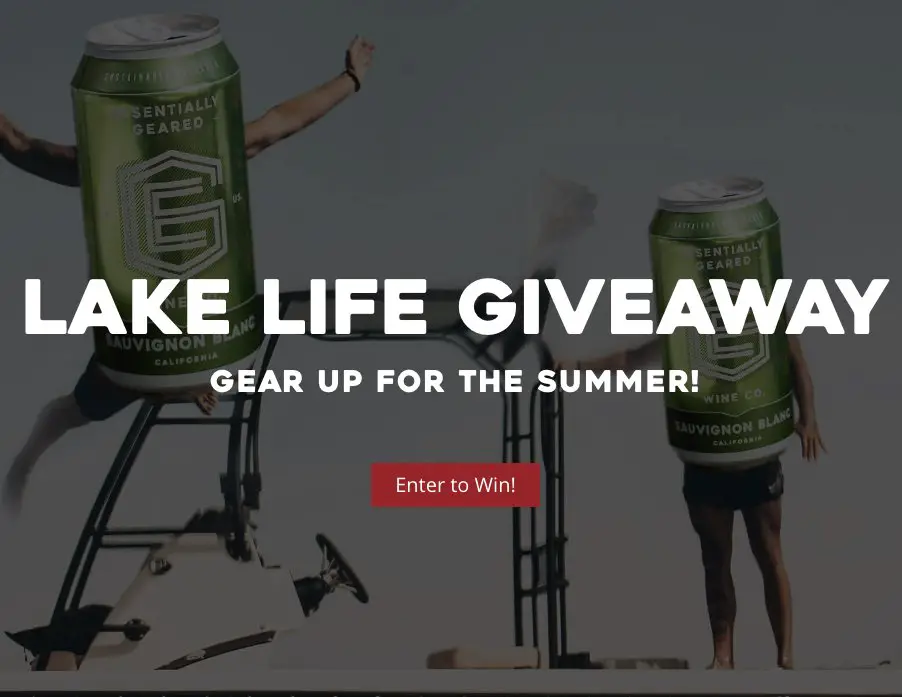 Lake Life Giveaway Essentially Geared Wine Co.