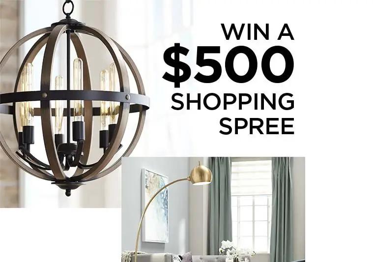 Lamps Plus Sweepstakes - Win A $500 Shopping Spree