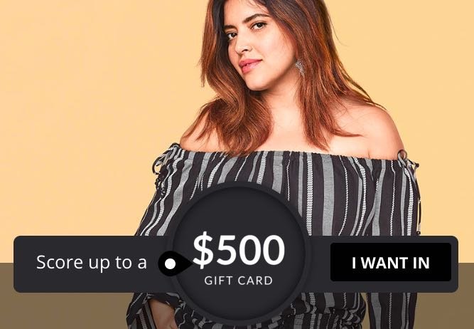 Lane Bryant $500 Gift Card Sweepstakes