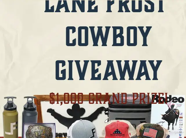 Lane Frost $1,000 Cowboy Giveaway