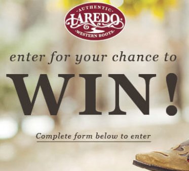 Laredo Boots Sweepstakes