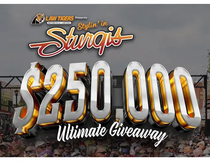 Law Tigers Ultimate Stylin' In Sturgis Giveaway - Win A Custom Harley-Davidson Bike & More