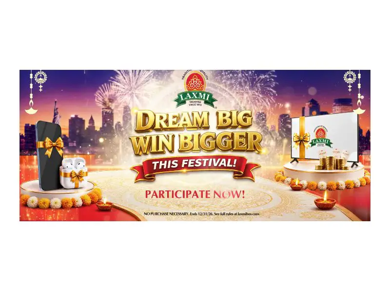 Laxmi Dream Big Sweepstakes - Win A Brand New Car & More