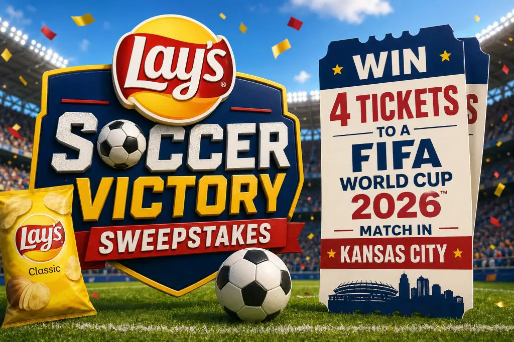 Lay’s Soccer Victory Sweepstakes – Win 4 Tickets To A FIFA World Cup 2026 Match In Kansas City