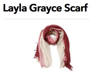 Layla Grayce Scarf Giveaway