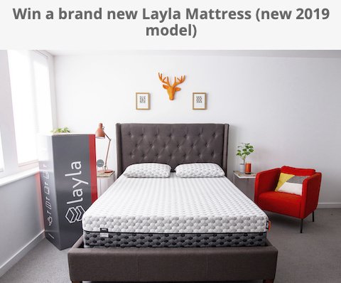 Layla Mattress Giveaway