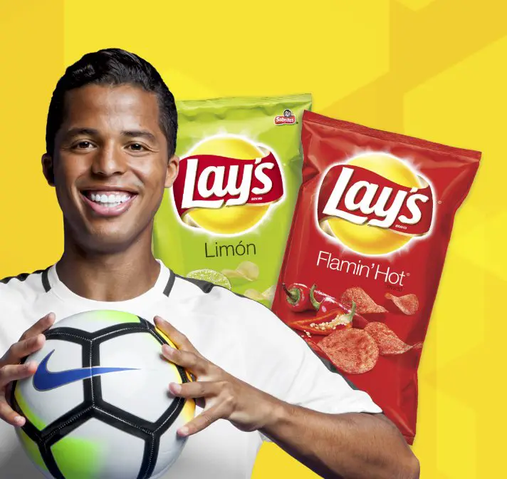 Lays Giovani Dos Santos Sweepstakes