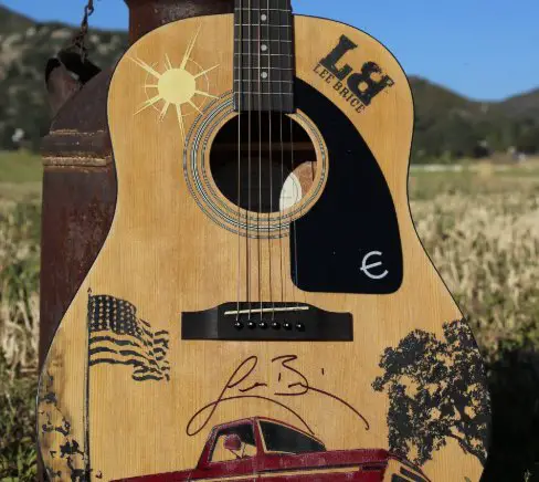 Lee Brice Signed Guitar Giveaway