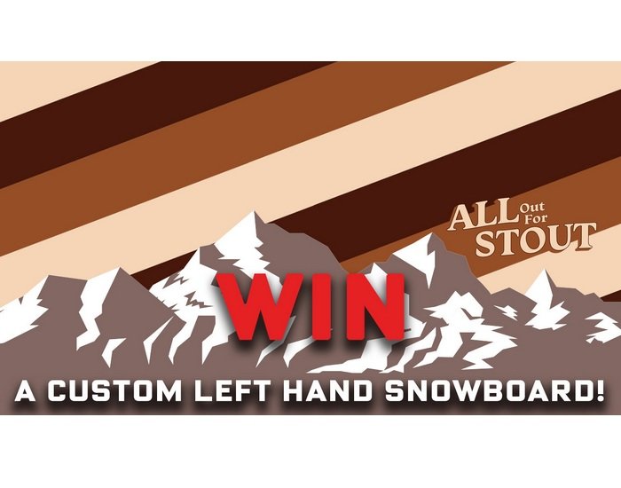 Left Hand Brewing Custom Left Hand Snowboard Sweepstakes - Win A Custom Designed Snowboard