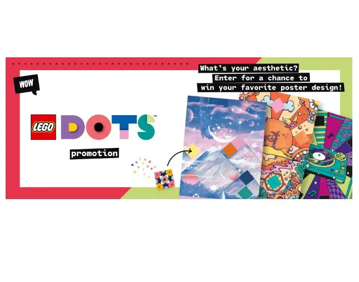 LEGO DOTS Promotion - Win Limited Edition Posters In The LEGO DOTS Sweepstakes