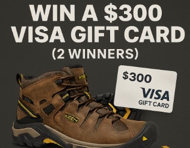 Lehigh Outfitters KEEN Utility Giveaway - Win a $300 Visa Gift Card