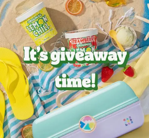 Lemon Chill x Caboodles Instagram Giveaway - Win an On-The-Go-Girl Caboodle + Lemon Chill Frozen Pints