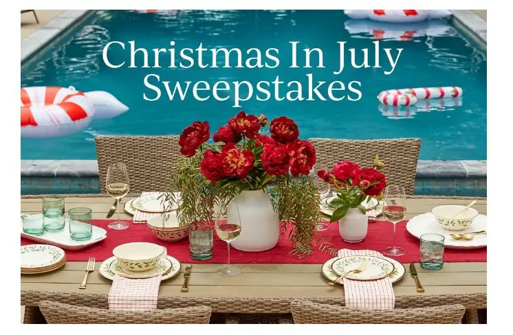 Lenox Christmas in July Sweepstakes - Win $1,200 Worth of Flatware