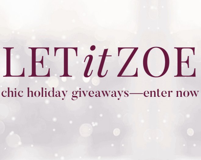 Let It Zoe Giveaways 2017