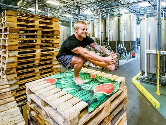 LEUS Yoga Mat Towel Sweepstakes