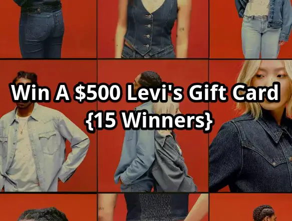 Levi’s Red Tab Gift Card Sweepstakes - Win A $501 Levi’s Gift Card