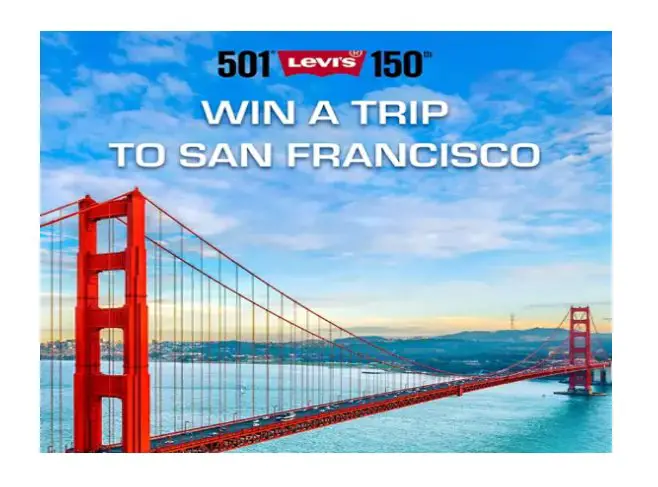 Levi’s San Francisco Flyaway Sweepstakes – Win A Trip For 2 To San Francisco