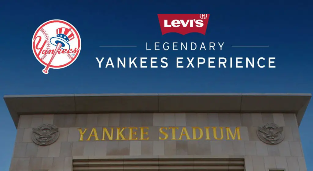 Levi's Legendary $9000 Yankees Experience Sweepstakes!