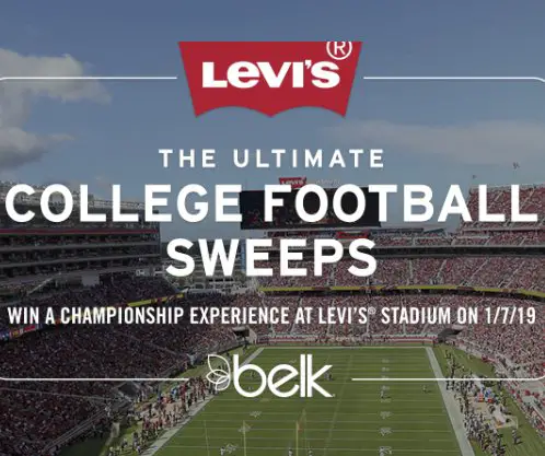 Levi's Stadium College Football Championship Sweepstakes
