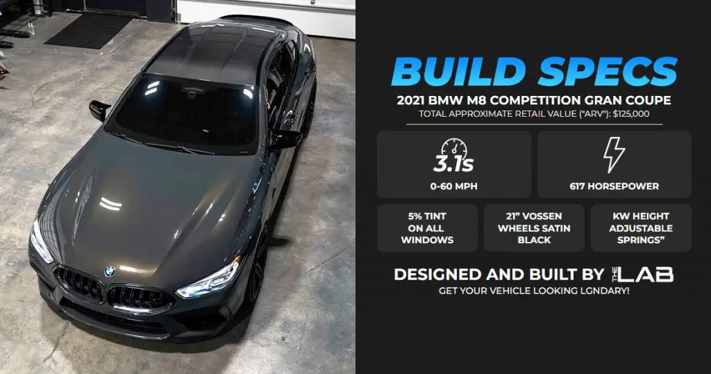 LGND Supply Co LGNDM8 Giveaway - Win A 2021 BMW M8 Gran Coupe + $35,000