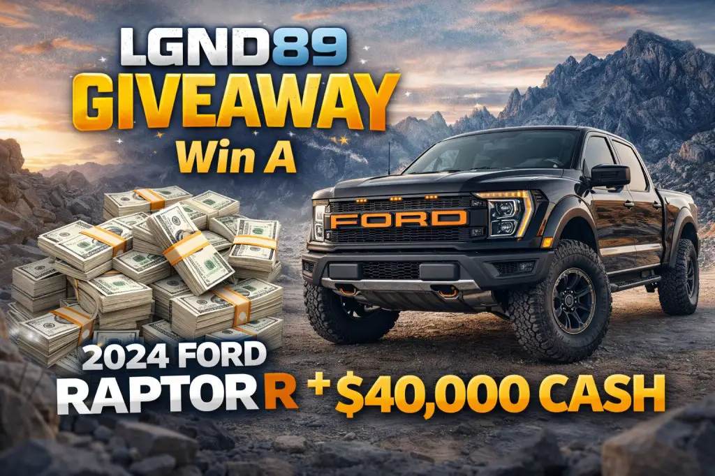 LGND89 Giveaway – Win A 2024 Ford Raptor R + $40K