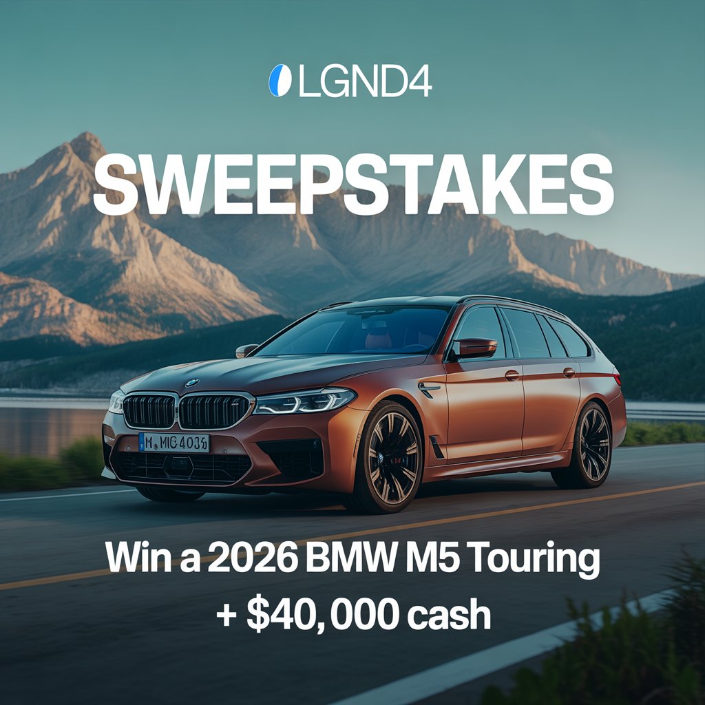 LGND94 Sweepstakes – Win A 2026 BMW M5 Touring + $40,000 Cash