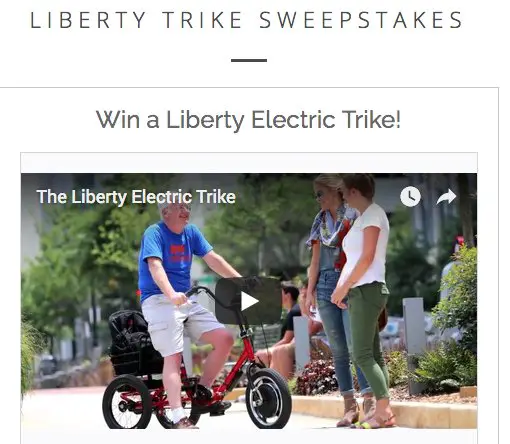 Liberty Trike Sweepstakes