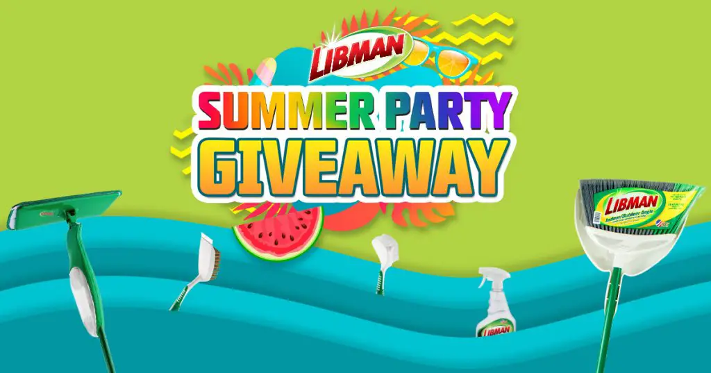 Libman Summer Party Giveaway - Win A Libman Cleaning Prize Package