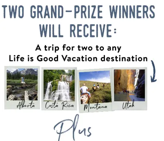 Lifeisgood.com 2018 Sweepstakes