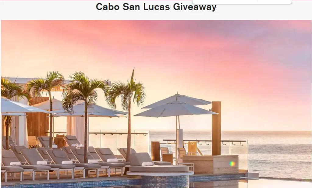 Lift Threadz Cabo Sweepstakes - Win A 5-Night Cabo San Lucas Getaway