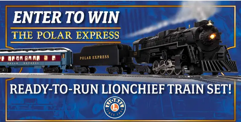 Lionel Trains Polar Express Sweepstakes – Win A Lionel Polar Express Locomotive