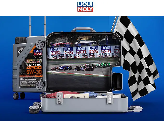 Liqui Moly Barcelona Formula 1 Sweepstakes - Win a Trip for 2 to the Formula 1 Race in Barcelona