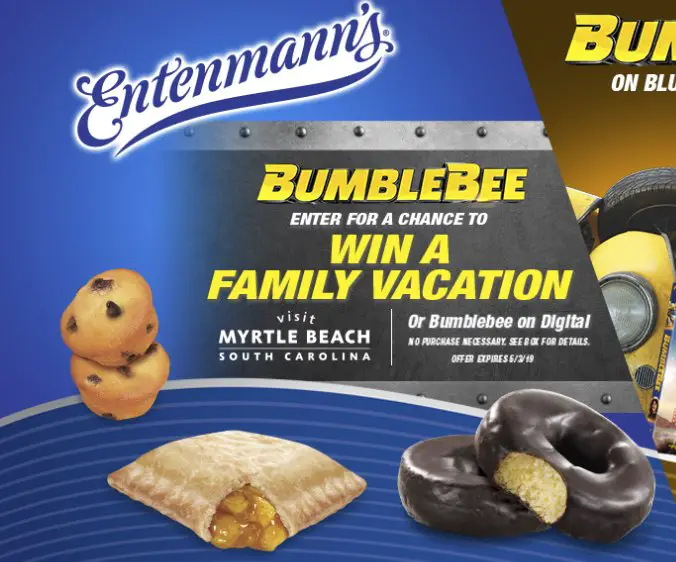 Little Bites Bumblebee Visit Myrtle Beach Sweepstakes