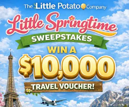 Little Potato Company Little Springtime Sweepstakes - Win a $10,000 travel voucher