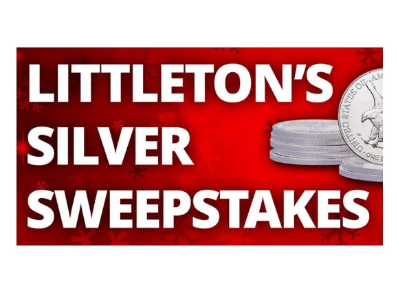 Littleton's January 2026 Silver Sweepstakes - Win Twenty 2026 American Silver Dollars worth $2,580