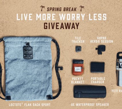 Live More, Worry Less Sweepstakes