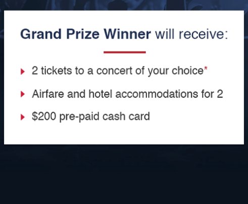 Live Nation Concert Getaway