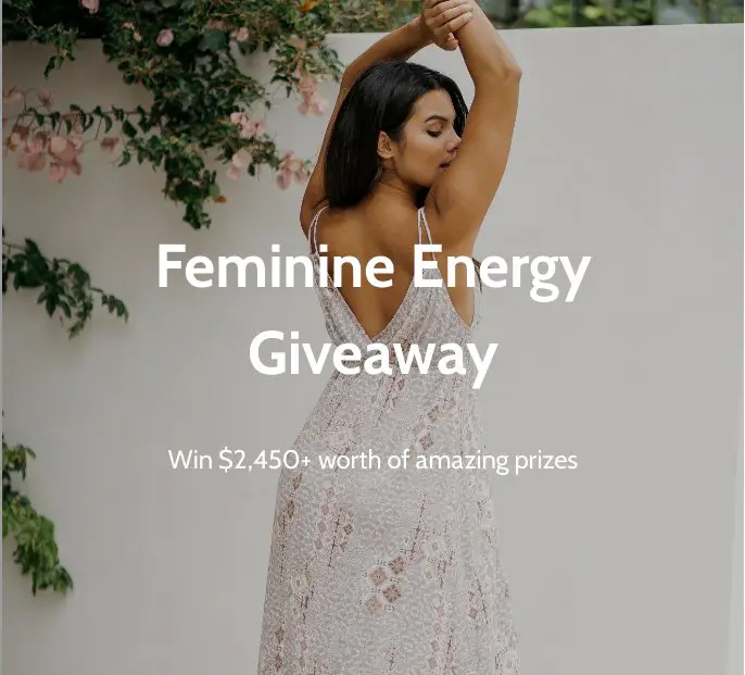 Live Sozy Feminine Energy Giveaway – Win A $2,450 Prize Pack