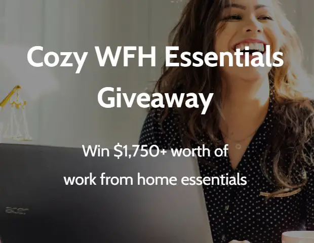 Live Sozy's Cozy WFH Essentials Giveaway - Win $1,750 Worth Of Work From Home Essentials