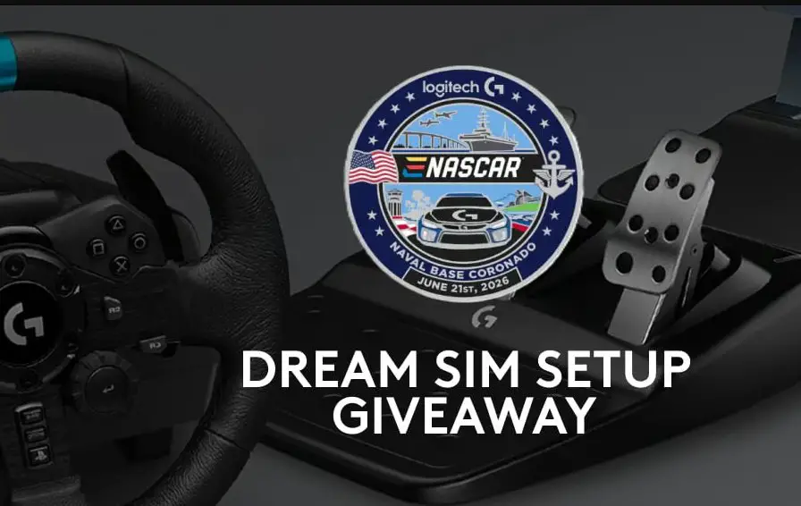 Logitech G NASCAR San Diego Dream Sim Setup Giveaway