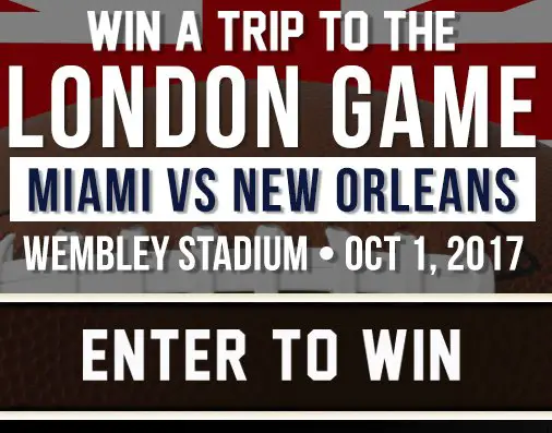 London Game Sweepstakes