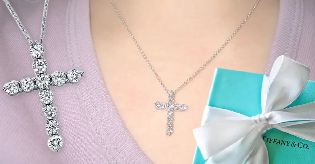 Look Beautiful Wearing YOUR $2,900 Tiffany Diamond Cross!