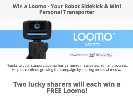Loomo Giveaway
