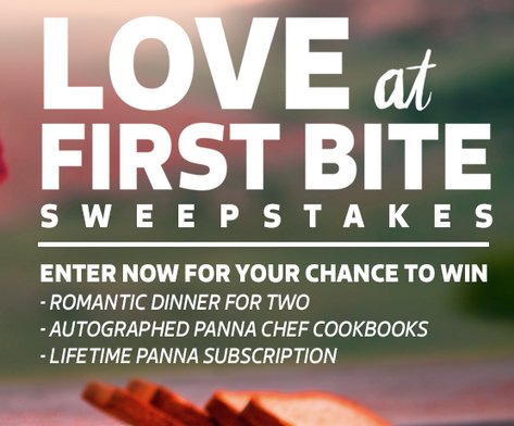 Love at First Bite Sweepstakes