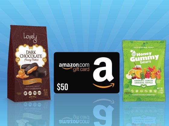Lovely Candy Company Candies + $50 Amazon Gift Card Sweepstakes