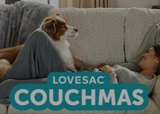 Lovesac Couchmas Free Couch Giveaway