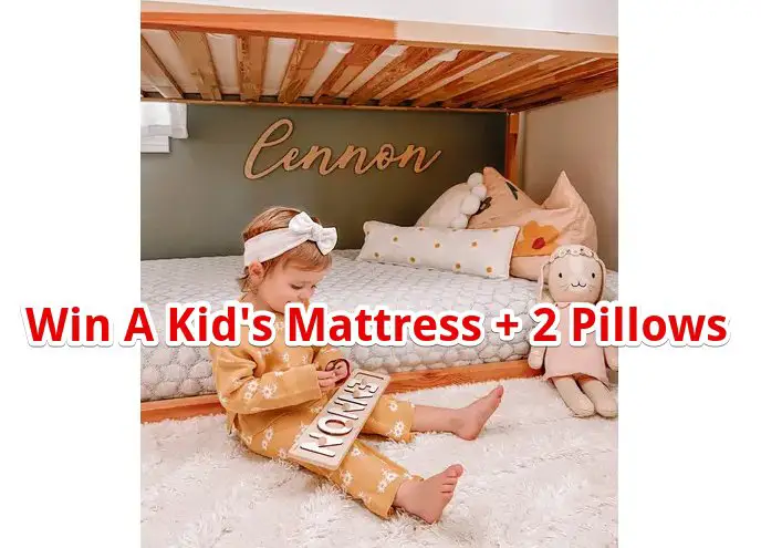 Lullaby Earth Dream Easy Kids Mattress Giveaway - Win A Kid's Mattress + 2 Pillows
