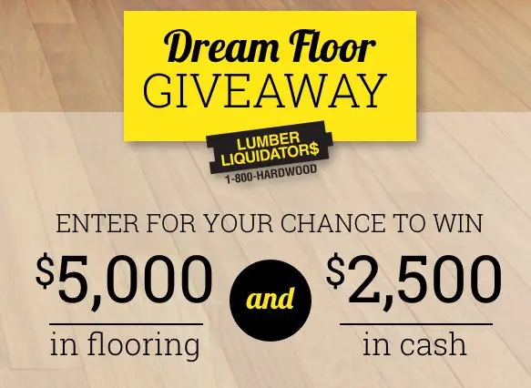 Lumber Liquidators Dream Floor Giveaway