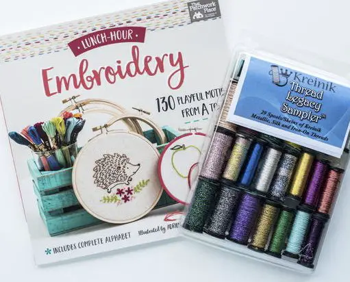 Lunch Hour Embroidery and Thread Sampler Giveaway