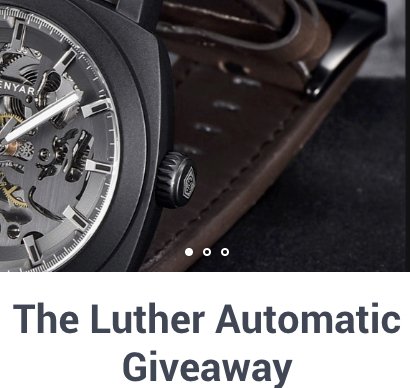 Luther Automatic Giveaway